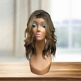 thumbnail image 2 of Female Mannequin Head Display Model, Durable Smooth Mannequin Head Stand Light Blue, 2 of 8