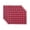 Red, variant on Windowpane Placemats, Set of 4