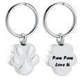thumbnail image 2 of Constanlife Paw Pet Cremation Urns for Dog Ashes Cat Ashes Cremation Ash Urn Keychain Keepsake Memorial Urn Keyring Ash Holder for Women Men, 2 of 6