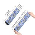 thumbnail image 2 of Bingfone Watercolor Artwork Design Patterned Men's Women's Casual Cotton Socks, 2 of 5