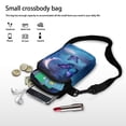 thumbnail image 7 of HELLHERO Owl Floral with Adjustable Strap Cross Body Purse, Polyester Underarm Shoulder Bag for Unisex,, 7 of 7