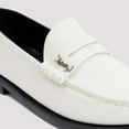 thumbnail image 6 of Saint Laurent Leather Pearl Loafers White (Women's), 6 of 6