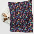 thumbnail image 6 of Pofeuu colorful mushroom Skull Print Puppy Blanket,Dog Blankets,Pet Blanket Cozy Cat Blankets for Indoor Cats, Fuzzy Pet Blanket for Kitten Doggy Dog Blankets-Large, 6 of 8