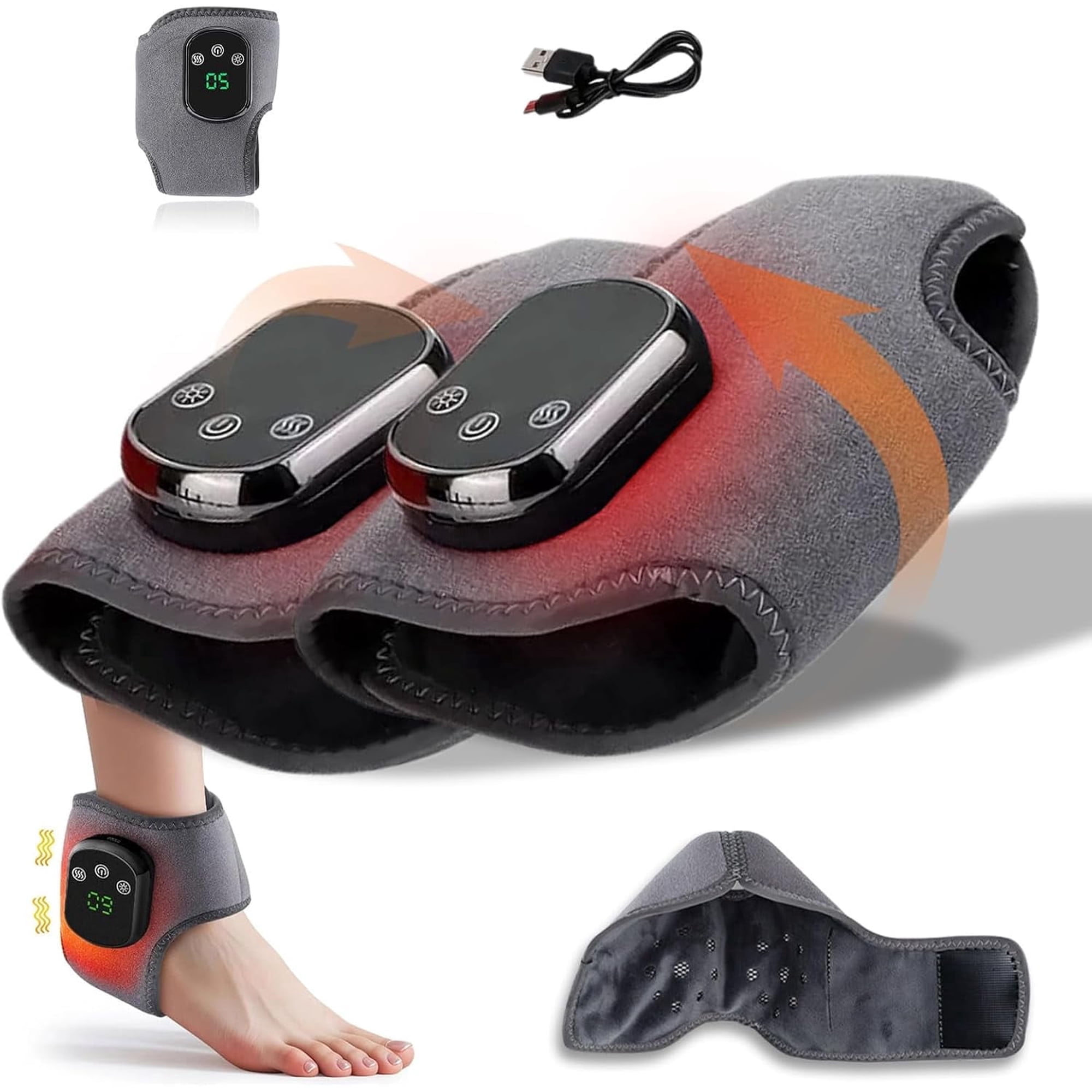 Footrenew Triple Method Massager – 2026 New 3-in-1 Foot Renew Massager with Massage & Heat, Improves Circulation, Eases Foot Pain, Neuropathy, Tendinitis & Plantar Fasciitis Relief