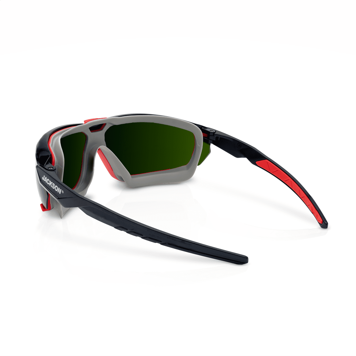 Jackson Safety Safety Glasses - HyperGuard G-Series - Shade 5.0 IR Lens - Black Frame - Gasketed - STA-CLEAR Anti-Fog