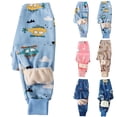thumbnail image 3 of Coerni Unisex Boys Girls Winter Warm Sherpa Lined Sweatpants Jogger, Boys Girls Fleece Lined Sweatpants, Youth Soft Cotton Athletic Jogger, 3 of 4