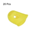 thumbnail image 3 of Uxcell Finger Tips Anti Slip Fingertip Protector, 20 Pack 30mm Silicone Finger Guard, Yellow, 3 of 6