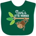 thumbnail image 3 of Inktastic Nani Little Monkey Grandchild Boys or Girls Baby Bib, 3 of 4