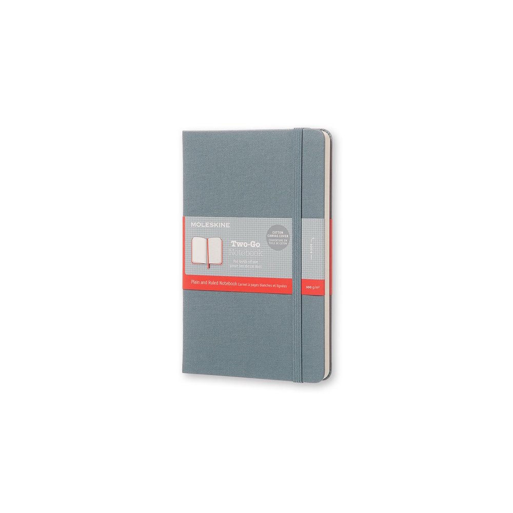 Moleskine TwoGo Notebook Medium RuledPlain Saxe Blue (Other)