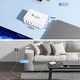 thumbnail image 6 of Aioneus Multi USB C Charger Block GaN 100W 6 Ports Fast Charging Station Power Adapter Compatible with Laptop Macbook iPhone iPad, White, 6 of 9