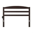 thumbnail image 3 of Warren, Arched Horizontal Slat Wood Headboard, Full, Espresso, 3 of 5