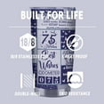 thumbnail image 5 of 75th Birthday Gifts for Women Men Vintage 1948 Tumblers 75 Year Old Birthday Supplies Vintage 1948 Back in 1948 Old Time Information Stainless Steel Vacuum Insulated Tumblers 20 oz, 5 of 6