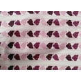 thumbnail image 4 of oneOone Cotton Cambric Burgundy Fabric Leaves Block Sewing Fabric By The Yard Printed Diy Clothing Sewing Supplies 56 Inch Wide, 4 of 4