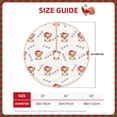 thumbnail image 2 of Sikiie Corgi With Santa Claus Hat Christmas Tree Skirt, Christmas Tree Decorations, Christmas Decor, Tree Mat Decoration(30-48IN)-30", 2 of 6