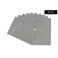 thumbnail image 2 of 11x14 Mat for 8x10 Photo - Precut Mid Grey Picture Matboard for Frames Measuring 11x14 25 MATS with Backing and Bags, 2 of 9