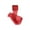 Red-RD-home supplies, variant on LEFTHIGH Home Threaded Glitter Ribbon Chiffon Crinkle Satin Bow Gift Box Bouquet Wedding Card Newlywed Ribbon Decoration Gift Wrapping Ribbon 500cm x 4cm Funny Gifts