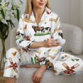 thumbnail image 6 of Sikiie Cute Farm Women's Long-Sleeve Shirt and Full-Length Bottom Pajama Set (s-xxl)-Small, 6 of 7