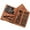 Brown, variant on Amdohai 16pcs/set Nail Cutter Trimmer Ear Pick Grooming Kit Manicure Set Pedicure Toe Nail Art Tools Set Kits with Bag