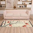 thumbnail image 2 of Yayeee Runner Rug for Bedroom 2'x6' Machine Washable Hallway Non Slip Mat, Red Floral Pattern, 2 of 8