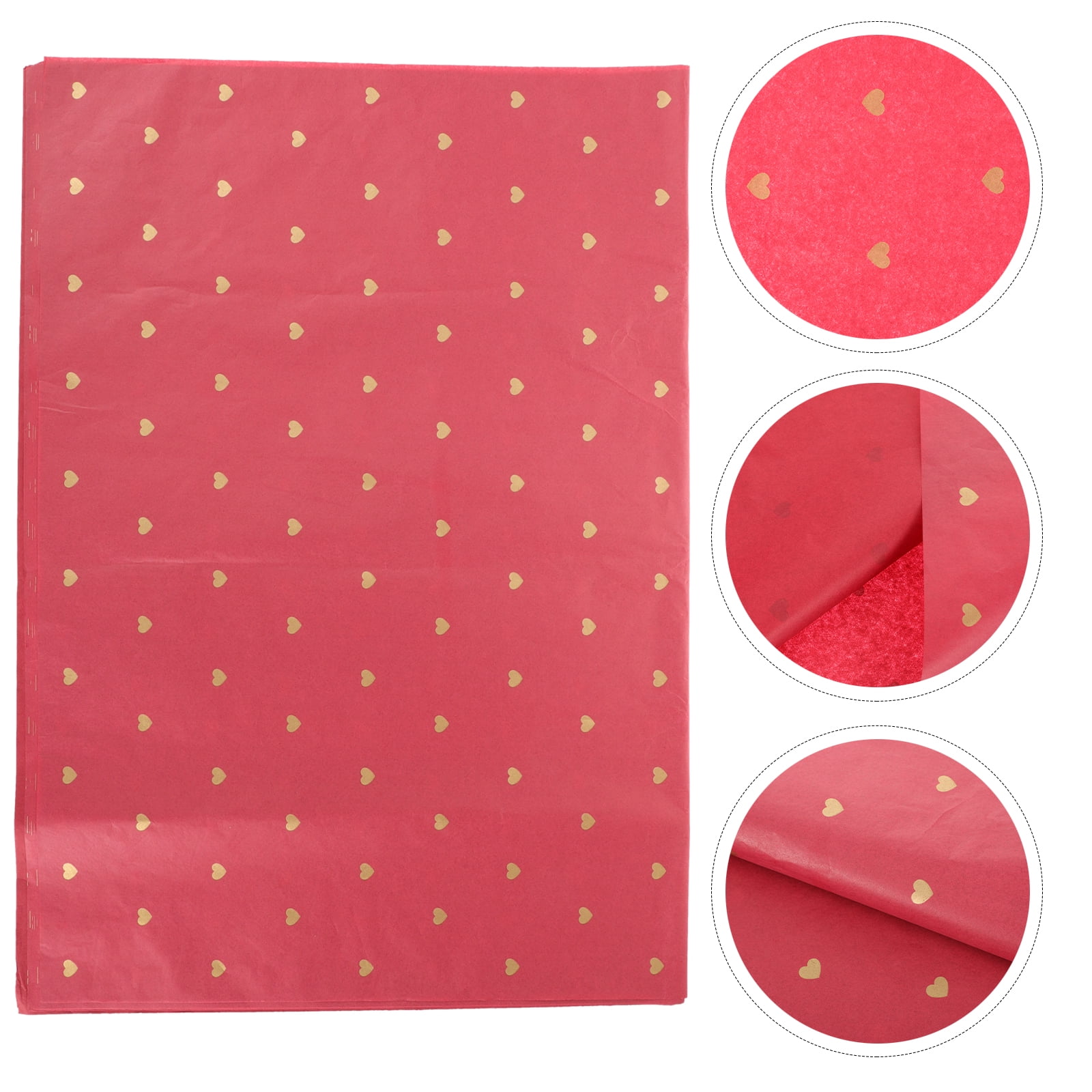 Set of 3 Gift Wrapping Paper Packaging Tissue Bulk Flowers