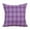 Purple, variant on Fall Linen Buffalo Check Throw Pillow Covers Decorative Autumn Farmhouse Linen Pillowcase Woven Square Cushion Covers for Living Room Bedroom and Outdoor Patio 18x18 Inch