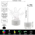 thumbnail image 5 of LED Deadpool Night Light 3D Illusion Night Lamp Touch & Remote Control 16 Colors Changing As a Gift for Boys Girls (Touch&Remote), 5 of 5