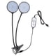 thumbnail image 2 of Lámpara de cultivo con clip, 30 W, LED de doble cabezal, luz de cultivo de doble cabezal, luces LED de cultivo para plantas, lo mejor en su clase, 2 of 12