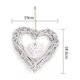 thumbnail image 4 of Artesanías en forma de corazón Artesanías en forma de corazón Colgantes tejidos de encaje de sauce del amor Sailing Electrónica, 4 of 4