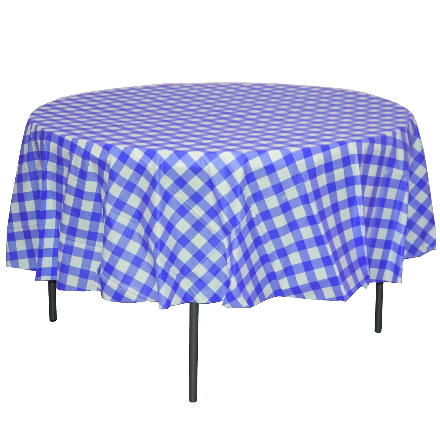 1.6m Fitted Round Elastic Edge Table Cover Wedding Party Banquets Tablecloth UK 
