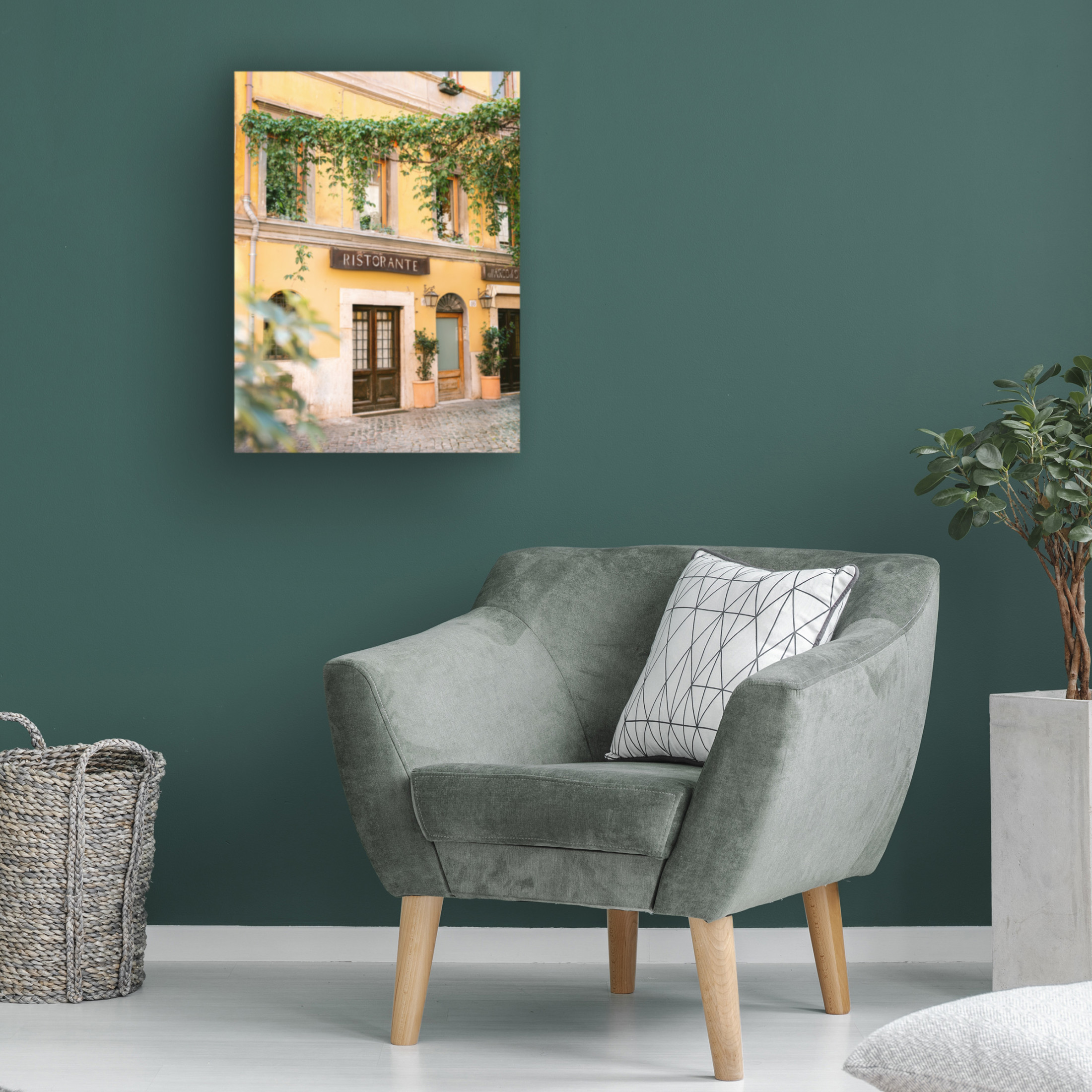 Trademark Fine Art Raisa Zwart Ristorante Trastevere Rome Canvas Wall Art