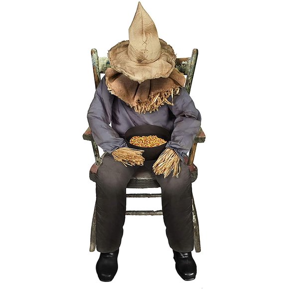 Tekky Toys Flaming Scarecrow Animatronic Halloween Decoration 2022