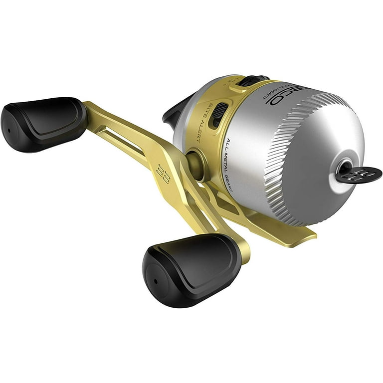 Zebco 33 Gold Micro Spincast Reel and Fishing Rod Combo, Pre