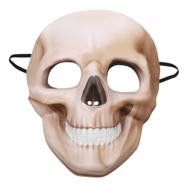 BRIGHTFUFU Máscara de calavera de Halloween Máscara de calavera decorativa Día de los muertos Máscara de fiesta Favor de fiesta de Halloween