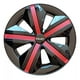 thumbnail image 2 of Tapones Polveras Extensión Negro Con Rojo Rin 13 Deportivos negro, 2 of 5