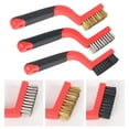 thumbnail image 3 of 7-Inch Large Wire Brush Nylon Stainless Steel Copper Wire Brush Set Cleaning, 3 of 5