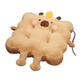 thumbnail image 5 of Esquirla Cartoon Seat Cushion, Capybara Chair Cushion Kids Present Stuffed Capybara Animal for Desk Chair Home Dinning Office Chair Brown, 5 of 7