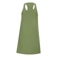 thumbnail image 6 of Womens Summer Sleeveless Mini Dress Casual Loose V Neck Sundress with Pockets, 6 of 6