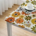 thumbnail image 4 of HAOXIT Orange Table Cloth s  for Dining Room Rectangle 40*40, 4 of 7