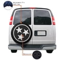 thumbnail image 4 of KAKALAD Tennessee Flag Spare Tire Cover Universal Vehicle Accessories Buckle Car Tools 15”in, 4 of 6