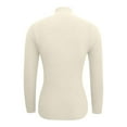 thumbnail image 5 of Sweaters for Women 2025 Long Sleeve Half Turtleneck Button Ribbed Knit Sweater Jumper Top Womens Pullover Sweaters, 5 of 6