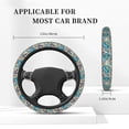 thumbnail image 5 of Balery Steering Wheel Covers Vintage Floral Butterflies Elastic Skidproof Steering Wheel Protective Cover Case Fit Universal Auto Accessories Decor, 5 of 8