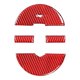 thumbnail image 4 of For Dod 2008 2009 2010 Car Accessories Fiber, Red, 4 of 5