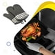 thumbnail image 5 of Guantes antideslizantes para horno Bearachild resistentes al calor cómodos y seguros gris, 5 of 6
