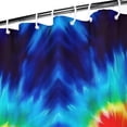 thumbnail image 3 of Colorful Tie Dye Flowe Shower Curtain 36"x72" ,Bathroom Decorative Shower Curtains Set with 12 Hooks,Modern Waterproof Washable Shower Curtain, 3 of 6