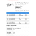 thumbnail image 2 of Rear Right Power Window Regulator and Motor Assembly 1 - Compatible with 2001 - 2007 Toyota Highlander - Autopart Premium, 2 of 2