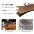 thumbnail image 6 of Eunos 8 Wide Drawers Dresser with Charging Station and Open Shelf for Bedroom Closet Dorm, Wood Grain Print, 6 of 7