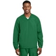 thumbnail image 2 of Sport-Tek V-Neck Raglan Wind Shirt (JST72) Kelly Green, XS, 2 of 2