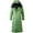 Green, variant on Heavy Duty Long Winter Coat Extreme Cold Weather Insulated Work Jacket Windproof Thermal Outerwear For Harsh Conditions