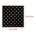 thumbnail image 2 of Wosthever Adhesivos de mosaico decoraciones espesadas calcomanías impermeables protegen el papel tapiz de cocina suave escritorio contra Decoración del hogar Geometría de oro negro 10, 2 of 6