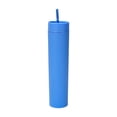 thumbnail image 2 of WNFJR 1-Pack Skinny Double Wall Acrylic Tumblers with Lid and Straw - Colorful Reusable Cups for Cold Drinks, Perfect for Parties and Gifts, 2 of 5